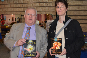 Visite de Monsieur le député Jacques Myard, député, au Salon du livre de Sartrouville 2013