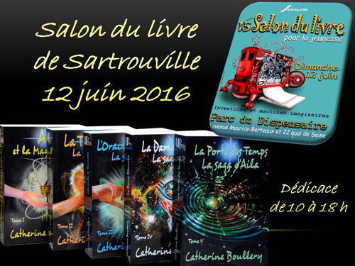 Salon du livre de Sartrouville : 12 juin 2016